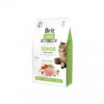 Brit Care Cat GF Senior Weight Control sausas pašaras katėms 0,4 kg