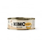 Kimo Tuna&Beef konservuotas pašaras katėms su tunu ir jautiena (70g x 24vnt.)