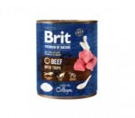 Brit Premium by Nature mėsos paštetas su jautiena ir žarnokais šunims - Image 2