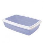 Tualetas katei su rėmu 54x40x14 cm violetinis