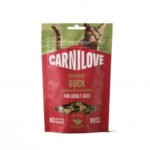 CARNILOVE Crunchy Snack Duck enriched with Raspberries skanėstai katėms 50 g