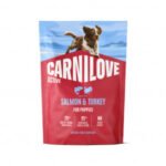 CARNILOVE ACTIVE Dog Salmon & Turkey Puppy sausas pašaras šuniukams 1,5 kg