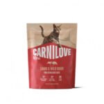 CARNILOVE ACTIVE Cat Lamb & Wild boar Sterilised sausas pašaras katėms 400 g